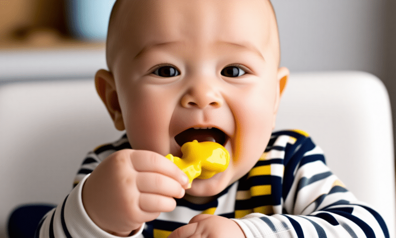 Préparer un repas équilibré pour bébé sans bouche ni dents